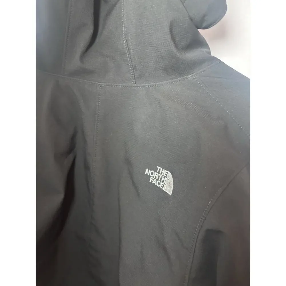 The North Face Boys’ L (14/16) Black Insulated Hooded Jacket – No Zipper